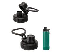 2Pcs Water Bottle Lid Replacement Compatible with CamelBak Chute Mag and CamelBak eddy+, Replacement Cap for CamelBak Insulated Stainless Steel Water Bottle, Dust-Proof Leak-Proof.