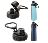 2Pcs Water Bottle Lid Replacement for Contigo wide mouth bottle, Lids replacement Compatible With Contigo 24 OZ 32 OZ 40 OZ, Leak-Proof Dust-Proof, Handle Easy to Carry, BPA Free