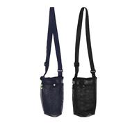 2pcs Water Bottle Sleeve Adjust Shoulder Strap Mesh Water Bottle Pouch Holder for Hiking Outdoor Sports