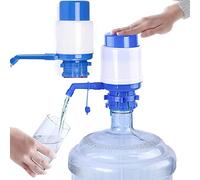 2Pcs Water Dispenser Pump, 5 Gallo Water Cooler Dispense, Manual Water Pump Hand Water Bottle Pump for 2-6 Gallon Mineral Water Kettle, Portable Chillers Fountain Dispenser, for Home Kitchen Office