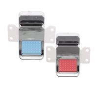 2pcs Water Dispenser Replacement Faucet Red Blue Plastic Flow Control
