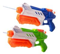 2pcs Water Guns for Kids Water Pistol 23-33ft Long Range 300cc Super Soaker Watergun, Powerful Water Blaster Shooter Cannon Summer Outdoor Beach Pool Squirter Toys for Kids Adults
