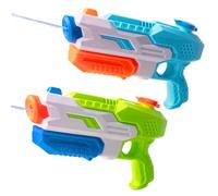 2pcs Water Guns for Kids Water Pistol 23-33ft Long Range 530cc Super Soaker Watergun, Powerful Water Blaster Shooter Cannon Summer Outdoor Beach Pool Squirter Toys for Kids Adults