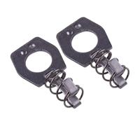 2pcs Water Heater Cam Cover Door Latches Locks Fasteners For Camper For RV For Trailer Silver Stainless Steel