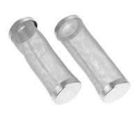 2pcs Water Inlet Mesh Guard Replacement for Aquarium Fish Tank 16mm | Stainless Steel, White Finish, Protects Shrimp and Fish Tank Inlets, Blocks Debris and Tiny Shrimp