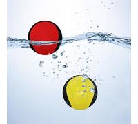 2Pcs Water Jumping Balls Surf Waterballs Jumping Skimming Balls Fun Ball Pool Games Pool Sea Lake Beach Toys 10 * 8 * 5*CM Kids Toys (Blue&Green)