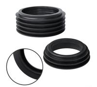 2pcs water tank sewage pipe sealing rings for drainage pipe connections, rubber sealing components designed to provide tight seals and prevent leaks efficiently (five floors)