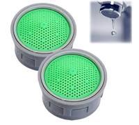 2PCS Water Tap Aerators,Faucet Aerator,Faucet Filter,Tap A/erator 21mm Male,Water F/aucet Accessory,W/ater Saving Replacement Part,W/ater-Saving Anti-Splash F/aucet Filter,Kitchen Bath T/ap A/erator
