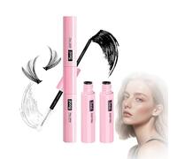 2PCS Waterproof Eyelash Extension Bond and Seal Glue Kit - Strong Long-Lasting 72H Hold, Safe for Sensitive Eyes, Gentle Non-Irritating Clear Bonder, DIY Lash Extension Kit for Beginners (C)