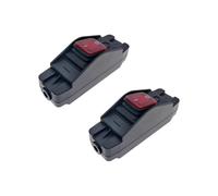 2Pcs Waterproof Inline Cord Switches With Indicators Heavy Duty Button For Outdoor Easy To Use Heavy Duty Button