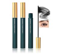 2PCS Waterproof Mascara with Ultra-Fine Brush for Lengthening and Thickening, Smudge-Proof and Long-Lasting Formula with Magic Color Effect, Natural Volume for Older Women (Black)