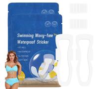 2PCS Waterproof Panti Liner for Swimming,Panty Liners for Women,Panty Liner for Swimming,PU Clear Hy-gienic L/iners for S/wimming,Private Panti L/iner,S/wimming Sticker,Swimwear Sticker,45 * 16cm