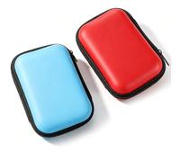 2Pcs Waterproof Playing Card Case Durable Portable Card Game Holder Box | Waterproof, scratch-resistant and wear-resistant for UNO and Standard Cards, Travel, Camping, and Outdoor Gaming (Blue/Red)