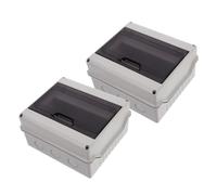 2pcs Way Din Rail Distribution Box with Window for Breakers