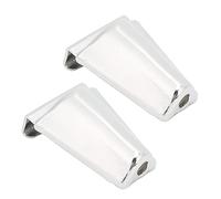2PCs WC703 Drum Lug Iron Snare Drum Ear Drum Claw Hook Parts Musical Instrument Maintenancing Accessories Suitable for Bass Drum 2.1x1.3x1.2in