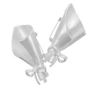 2pcs Wearable Bouquet Holder Brooch Pin Alloy Silver for Women