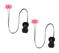 2pcs Weather Proof Glowing Eyeball Lights with Red Green Option for Halloween Property and Decors No Battery Included LED Eyes