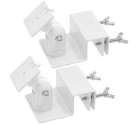 2Pcs Weatherproof Gutter Mount, Adjustable Solar Panel Gutter Mount, 360° Rotating Universal Solar Panel Bracket for Indoor Outdoor