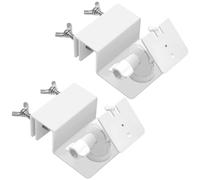 2Pcs Weatherproof Gutter Mount for Ring Solar Panel,Adjustable Aluminum Alloy Wall Mount Solar Panel Gutter Bracket for Indoor Outdoor