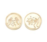 2Pcs Wedding Sealing Stamp for Scrapbooking Sealing Head Replacement for Invitations Envelope Embellishments Heart Seal
