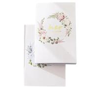 2pcs Wedding Vow Notebook Bride And Groom Booklet Planner Book Complete for Bride