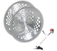 2Pcs Weed Wacker Blade, 10 Inch Table Saw Blades, 80 Teeth Alloy Weed Wacker Blade For Weedeater, Brush Cutter, Trimmer, Trimmer