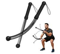 2PCS Weighted Ropeless Battle Ropes, Cordless Battle Rope for Home Gym, HIIT, Strength, Quiet Portable Training Rope, Workout Exercise Rope for Strength Building, HIIT and Low-Impact Aerobic Training