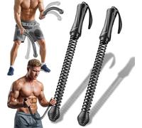 2pcs Weighted Ropeless Battle Ropes for Home Gym,Cordless Training Rope Fitness Equipment for Men & Women,Weighted Workout Ropes for Cardio & Muscle Training,Gifts for Gym Lovers (no gloves)