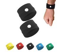 2PCS Weimax Sugar Control Wristband, Blood Sugar Control Wristband, Flexibility Nylon Blood Glucose Control Wristband, Sugar Control Therapeutic Wristband (Black)