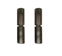 2Pcs Weldable Barrel Hinges Detachable Door Hinge Heavy Duty Bullet Hinges for Metal Gate, Window, Vehicle(20 x 75mm)
