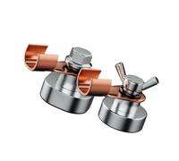 2Pcs Welding Grounding Clamp Welding Tool Ground Clamp Tool Electrode Outdoor Magnet for Construction