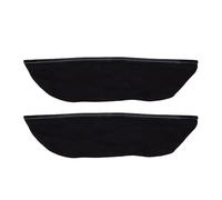 2PCS Welding Helmet Bib PU Leather Fireproof Cotton Split Welding Hood Neck Cover with Press Fit Seal