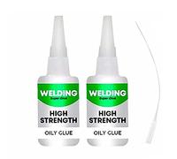 2Pcs Welding High-Strength Oily Glue, 50g Uniglue Universal Super Glue, Strong Plastic Glue Fast Repair and Curing, Waterproof Strong Glue for Plastic, Wood, Ceramics, Metal