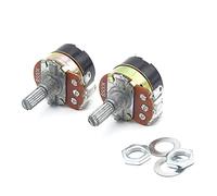 2PCS WH138-1 Adjustable Resistance Speed Regulator with Switch Potentiometer B5K B10K B20K B22K B50K B100K B250K B500K Electromechanical components (Size : 50K Ohm)