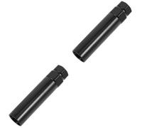 2pcs Wheel Lug Nut Socket 21mm 3/4 Inch Steel for Ratchet Handle | Black Finish, Portable Tool with Anti-slip Grip, 19mm 13/16 Inch Fit for Garage Service