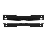 2PCS Wheel Toe Alignment Tool Plates, Heavy Duty Stainless Steel Automotive Alignment Tool Kit with Hanging Holes for Easy Wall Mounted Storage (Black)
