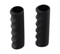 2Pcs Wheelbarrow Rubber Handle Grips Replacement Covers for Round Tubes 22-30mm Inner Diameter Anti-Slip Hand Truck Handle Covers Black2 (118 x 28mm)