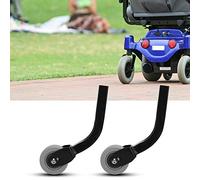 2pcs Wheelchair Casters, Universal Mobility Scooter Rear Caster Anti-Slip Wheels for Electric Wheelchair Replacement Caster Wear-Resistant Wheels Replacement Parts