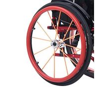 2PCS Wheelchair Covers 24/22 Inch Sports Wheelchair Back Cover, Wear-Resistant Silicone Non-Slip Cover, Improve Grip and Traction (24