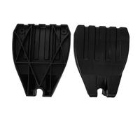 2pcs Wheelchair Footrest Replacement Durable Footplates for Enhanced Grip and Comfort Easy Installation for Patients with Lower Limb Movement Disorders