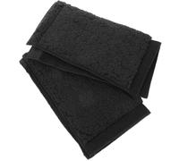 2pcs Wheelchair Handle Cover for Elderly Grip, Polyester Fiber, Black | Anti Slip Support, Softer Feel Than Metal, Hand Held Basket and Luggage Trolley Use