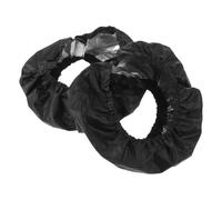 2pcs Wheelchair Wheel Covers Anti Slip Protectors Black PET 4.72 Inch | Dust Barrier, Mud Resistance, Smooth Rolling, Universal Fit for Tire Rim Use Indoors and Outdoors