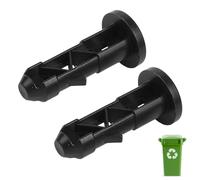 2PCS Wheelie Bin Lid Hinge Pins Plastic Wheelie Bin Hinge Pin 65mmx20mm Compatible with Otto/ESE Fit for 120L/ 240L Wheelie Bin Hideaways for Household and Commercial Wheelie Trash Bins Black