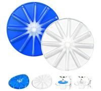 2Pcs Whisk Cleaning Wiper Kitchen-Aids - Anti-Splatter Silicone Baffle for 6-Wire Whisks, Blender-Cream Scraper Accessory, Perfect Fit for 4.5qt and 5qt Tilt-Head Mixers, Easy for Home Bakers