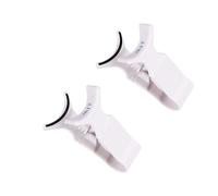 2Pcs White False Eyelashes Clip- 5g Portable Magnetic Eyelash Applicator Set Magnetic Lashes Kit for Lounging, Home, Travel and Business Trips, Easy to Use Lash Applicator Tool Kit False Lashes