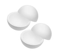 2pcs White Foam Balls Hollow Foam Balls Half Foam Ball Craft Foam Balls for Chirsmas Wedding Decorations DIY Art Crafts School Supplies Hollow Round Ball (20cm)