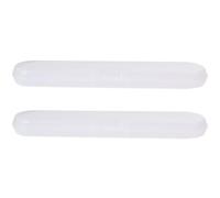 2pcs White Plastic Case for Digital and Oral Thermometers | Smooth Finish, Hygienic Storage, Compact Structure, for School Nurses, Travelers, Home Use