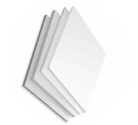 2Pcs White Polypropylene Sheet, 150mm x 150mm - Durable PP Plastic Board for Water Tanks, Electronics & DIY Projects(150x150x12mm)