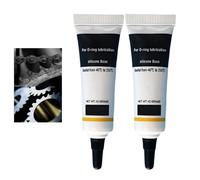 2PCS White Silicone Grease Spray For O-Rings,Plumbers Silicone Grease,Lubricant For Rubber Seals,Waterproof Lubricant,Heat And Cold Resistance,For Multifunctional Use,Rotating Devices (10g*2)