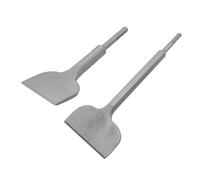 2Pcs Wide Tile Removal Chisels Scraper Bits Tile Removal Tool Electric Hammer Chisels Power Tool Accessories Enduring